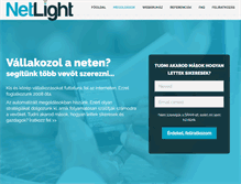 Tablet Screenshot of netlight.hu